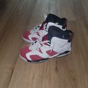 Nike air jordan 6 retro carmine 5.5 youth